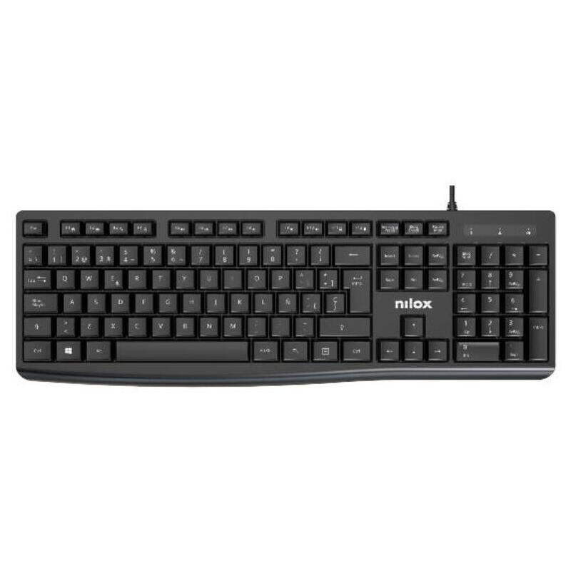 teclado-espanol-con-cable-negro