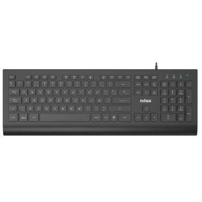 teclado-espanol-con-cable-negro