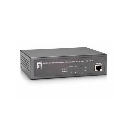 levelone-switch-5x-fe-fep-0511w90-90w-4xpoe