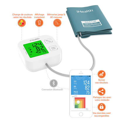 monitor-de-presion-arterial-conectado-ihealth-track