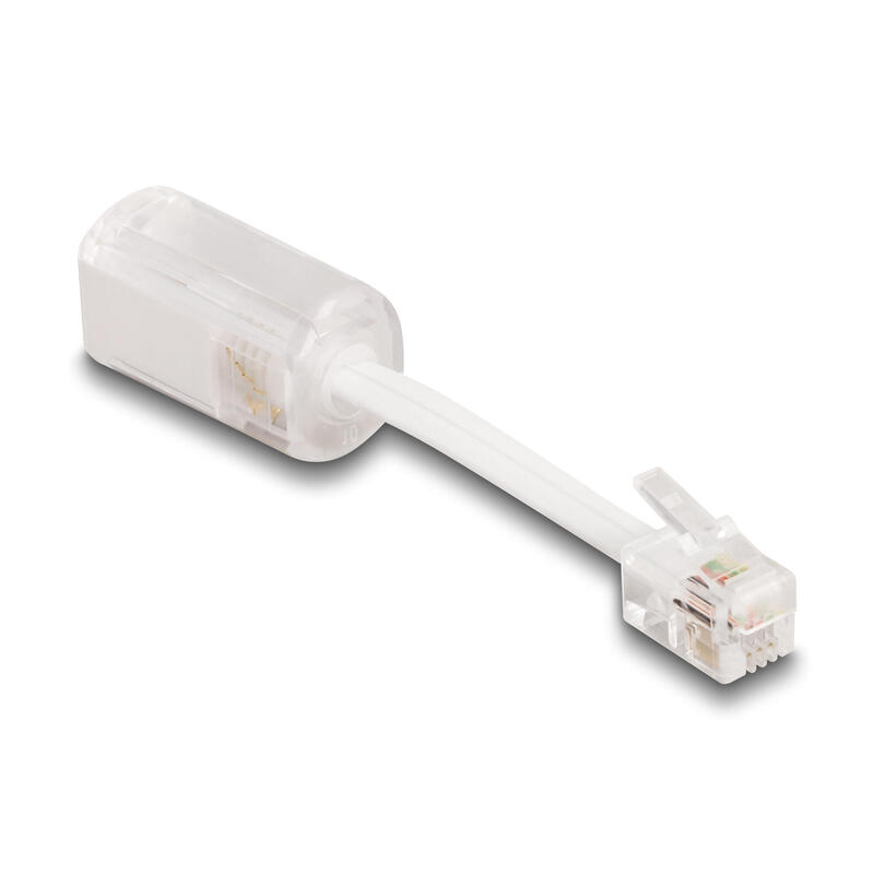 delock-88170-cable-telefonico-rj10-macho-a-rj10-hembra-con-cable-de-conexion-30-mm-transparente-blanco