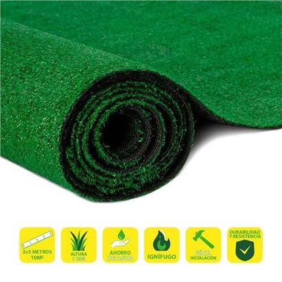 sungarden-cesped-artificial-2x5m-7mm-serie-ecoverde