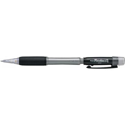 pack-de-12-unidades-pentel-fiesta-ii-portaminas-hb-07mm-con-goma-incluye-2-recargas-grip-de-goma-diseno