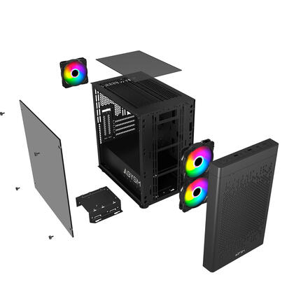 abysm-danube-inva-mx202-caja-torre-itx-micro-atx-lateral-cristal-templado-35-y-25-usb-a-usb-c-y-audio-3-ventiladores-argb-instal