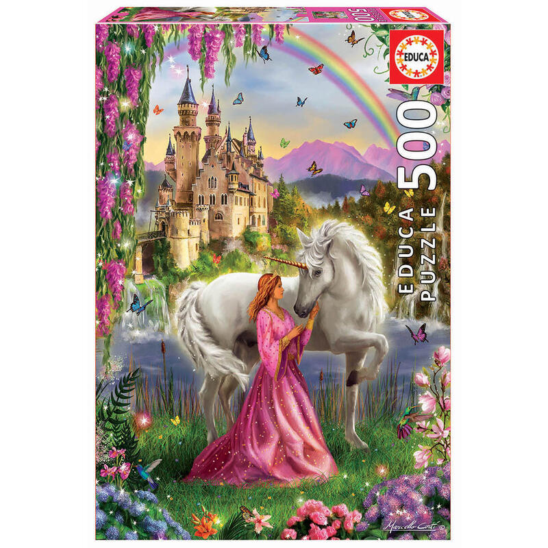 puzzle-hada-y-unicornio-500pzs