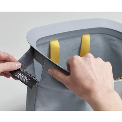 joseph-joseph-50003-cesto-para-ropa-90-l-rectangular-algodon-poliester-gris