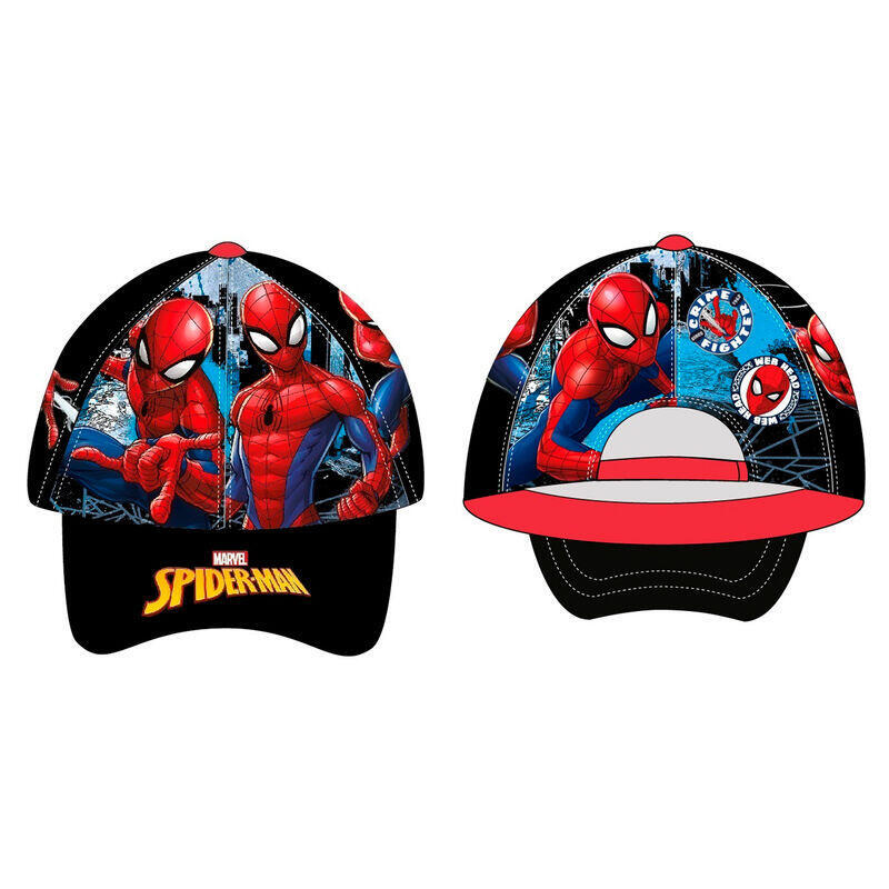 pack-de-6-unidades-gorra-spiderman-marvel-full-print