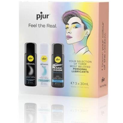 pjur-pride-set-premium-lubricantes-3-x-30-ml