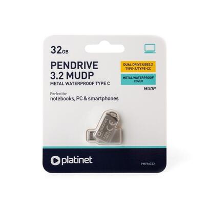 platinet-pendrive-usb-32-mudp-metal-32gb-type-c