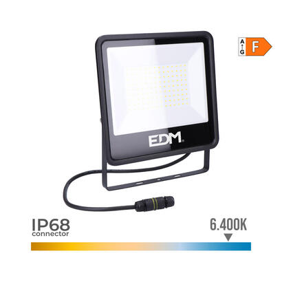 foco-proyector-led-100w-8200lm-6400k-luz-fria-black-series-246x228x29cm-edm