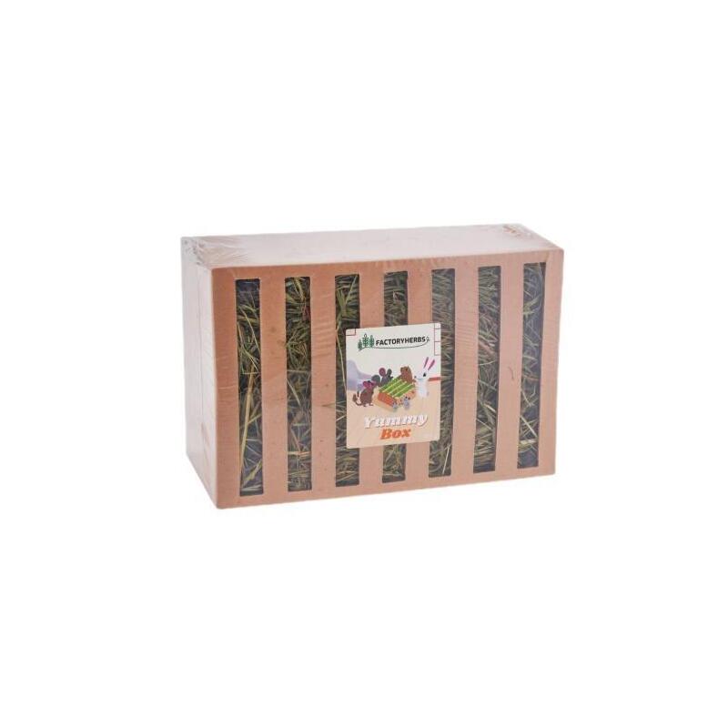comedero-con-heno-factoryherbs-yummy-box-350g