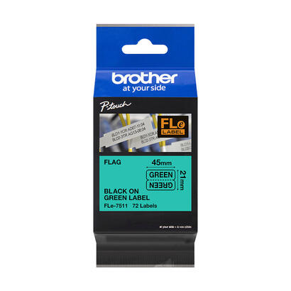 brother-fle-7511-cinta-para-impresora-de-etiquetas-negro-sobre-verde