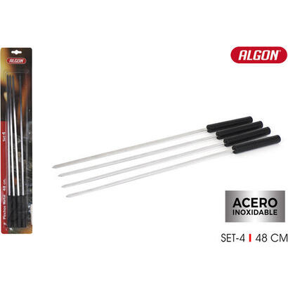 set-4-pinchos-metal-mplast48cm-algon