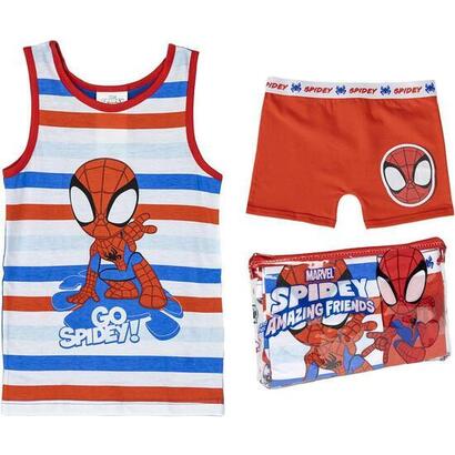 pijama-tirantes-single-jersey-neceser-spidey-talla-4a