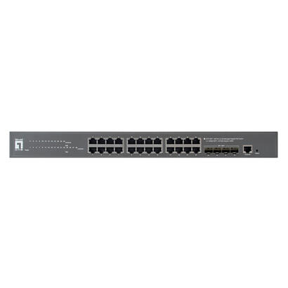 levelone-switch-24x-ge-gtp-2871-4x10gsfp19-400w-24xpoe