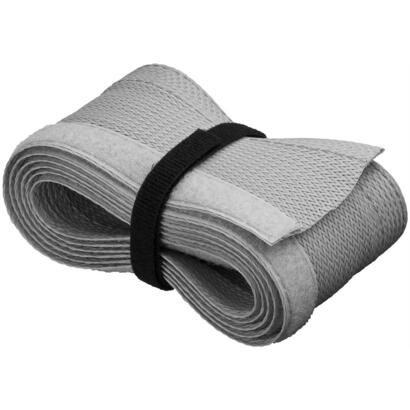 cubre-cables-20-40mm-con-velcro-plata-18-m-funda-trenzada-textil-goobay