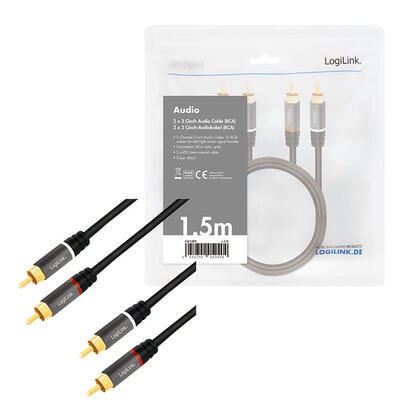 logilink-ca1203-cable-de-audio-15-m-2-x-rca-negro