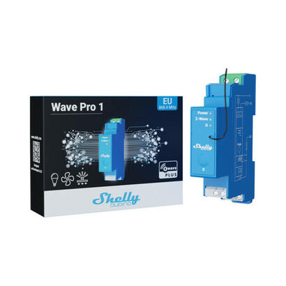 shelly-wave-pro-1-rele-azul