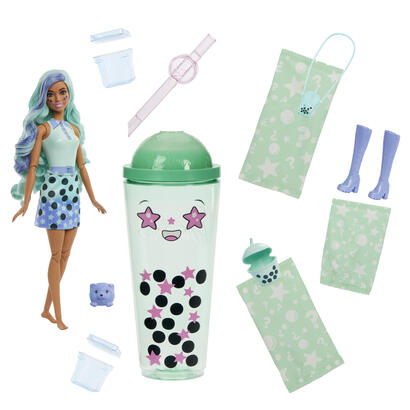 muneca-mattel-barbie-pop-reveal-bubble-tea-series-te-verde-htj21