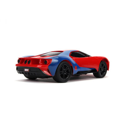 jada-toys-marvel-rc-spiderman-2017-ford-gt-116-modelo-controlado-por-radio-coche-motor-electrico
