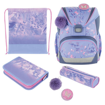 mochila-escolar-herlitz-ultralight-violetarosa-estuche-estudiante-con-16-piezas-mocasines-ovalados-bolsa-de-deporte-2-aplicacion