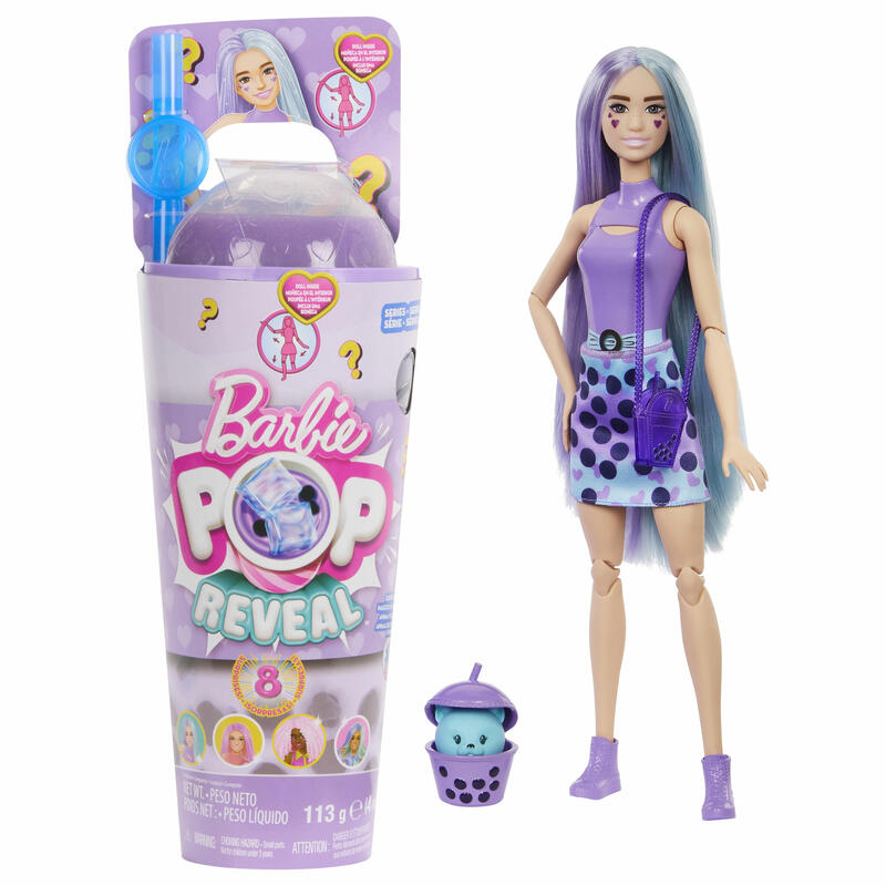 muneca-mattel-barbie-pop-reveal-bubble-tea-series-taro-milk-htj19