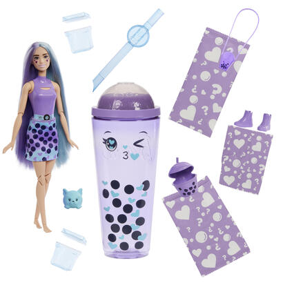 muneca-mattel-barbie-pop-reveal-bubble-tea-series-taro-milk-htj19