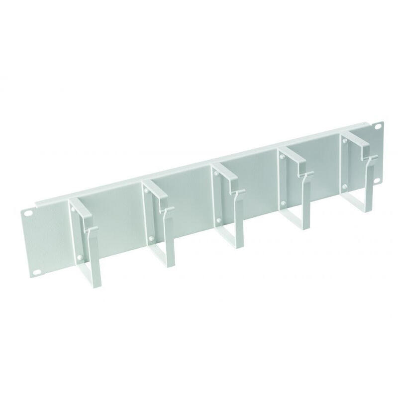 1u-19-cable-organizer-panel-5-hook-white 1u-19-cable-organizer-panel-5-hook-white