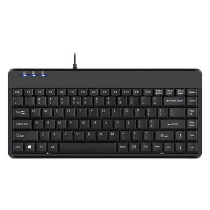 perixx-periboard-409-h-us-mini-usb-keyboard-2-hubs-negro-us-layout