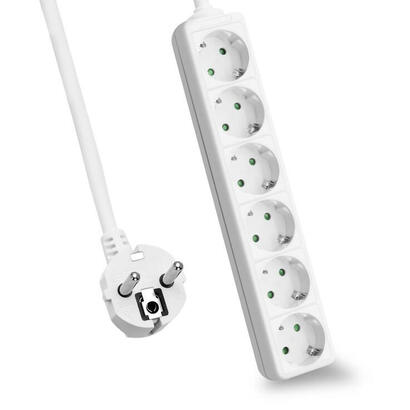 helos-regleta-classic-6-tomas-blanco-15m-sin-interruptor