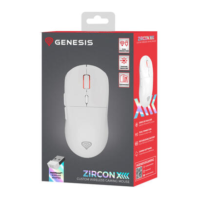 raton-gaming-genesis-zircon-xiii-customizable-inalambrico-26000-dpi-blanco