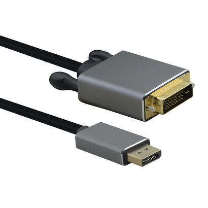 helos-cable-displayport-macho-dvi-macho-premium-20m-negro