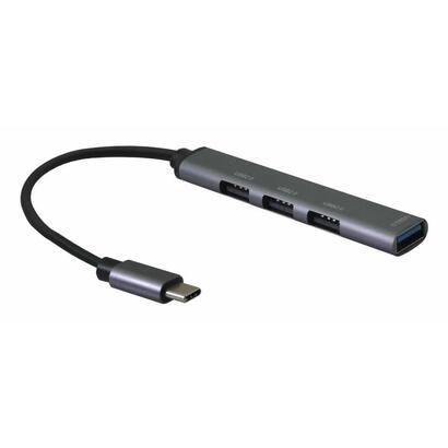 helos-344447-hub-de-interfaz-usb-32-gen-2-31-gen-2-type-c-5000-mbits-gris
