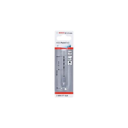 bosch-professional-broca-helicoidal-hss-pointteq-hexagonal-o-25-mm-longitud-util-30-mm-2608577518