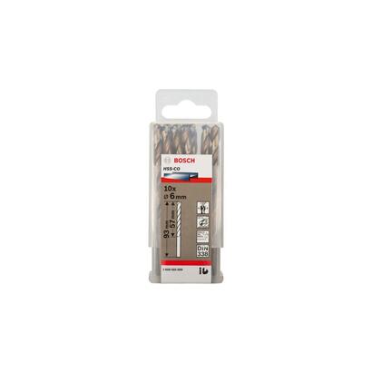 bosch-professional-broca-helicoidal-para-metal-hss-co-o-6-mm-10-piezas-longitud-util-57-mm-2608585889