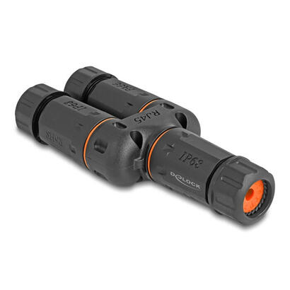 delock-88143-conector-de-cable-y-adapter-rj45-hembra-a-2-x-rj45-hembra-cat6-ip68-resistente-al-polvo-al-agua-y-al-aire-libre