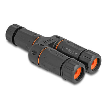 delock-88143-conector-de-cable-y-adapter-rj45-hembra-a-2-x-rj45-hembra-cat6-ip68-resistente-al-polvo-al-agua-y-al-aire-libre