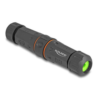 delock-88144-conector-de-cable-rj45-hembra-a-rj45-hembra-cat6a-con-rosca-m20-y-dos-juntas-para-cable-delgado-ip68-resistente-al-