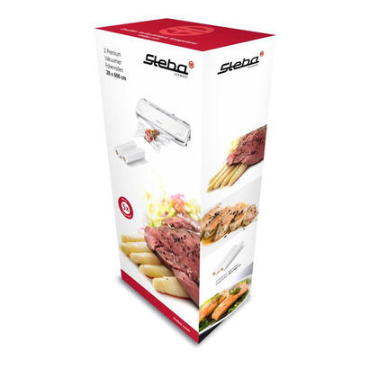 steba-rollos-de-pelicula-al-vacio-28-x-600-cm-transparente-2-piezas-933600