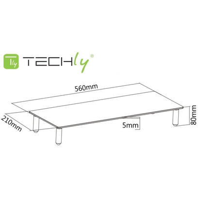 techly-ica-ms-461-soporte-de-mesa-para-pantalla-plana-813-cm-32-independiente-transparente-blanco