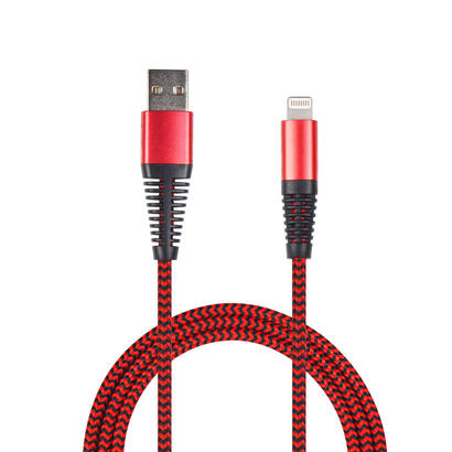 cable-2go-795946-de-conector-lightning-1-m-rojo