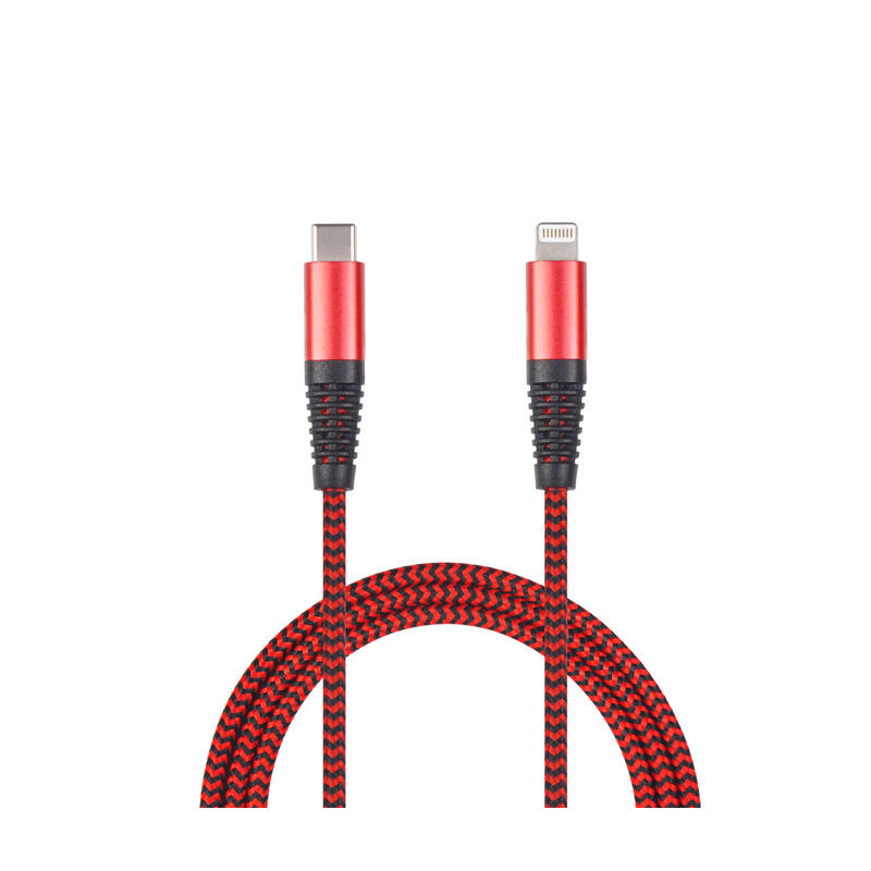 cable-2go-797197-de-conector-lightning-1-m-rojo