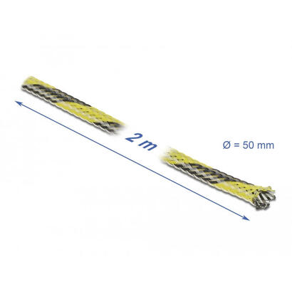 delock-20757-funda-trenzada-estirable-2-m-x-50-mm-color-negro-amarillo