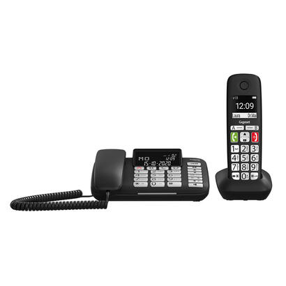 gigaset-dl780-plus-telefono-dectanalogico-identificador-de-llamadas-negro