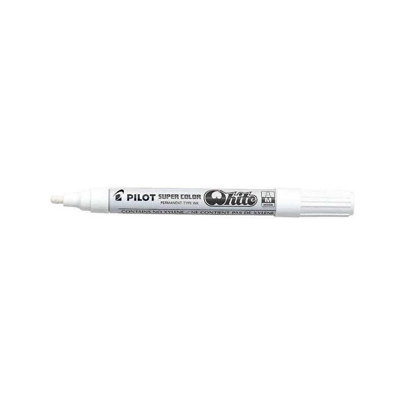 pack-de-12-unidades-pilot-super-color-rotulador-permanente-punta-de-45mm-de-poliacetal-tinta-muy-densa-y-opaca-