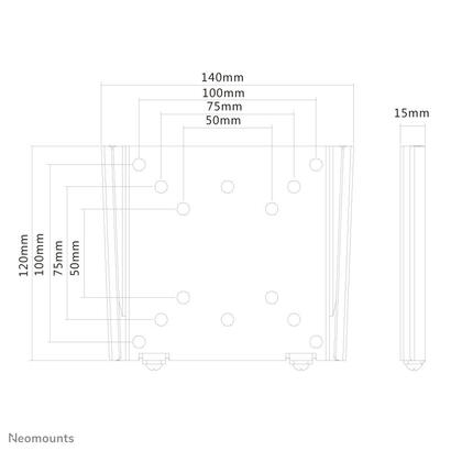 newstar-fpma-w25montaje-en-la-pared-para-pantalla-lcdbloqueableplatatamao-de-pantalla-10-30