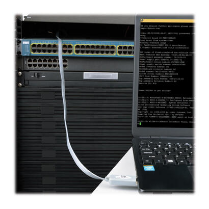 tripp-lite-u209-006-rj45-x-cable-rollover-usb-a-a-rj45-serial-mm-compatible-con-cisco-250-kbps-183-m-6-pies-gris