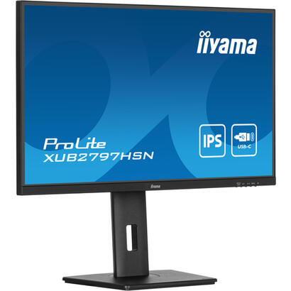 monitor-iiyama-prolite-xub2797hsn-b1-27-pulgadas-negro-mate-fullhd-ips-usb-c-rj-45-panel-100hz-xub2797hsn-b1