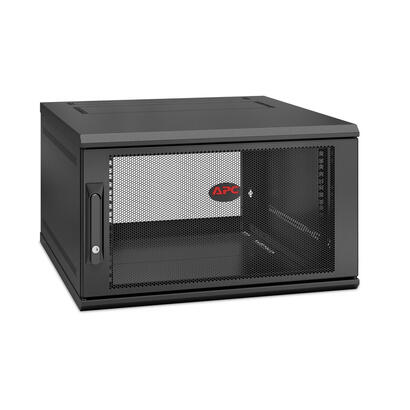 apc-netshelter-wx-6u-single-hinged-wall-mount-enclosure-600mm-deep-bastidor-de-pared-negro