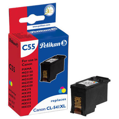 tinta-pelikan-canon-c55-cl541xl-tricolor-remanufactured